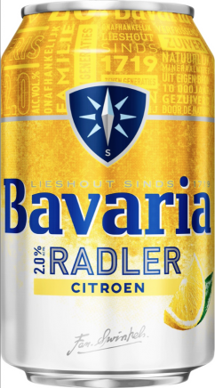 Bavaria Radler Lemon blikje van 0,33 liter